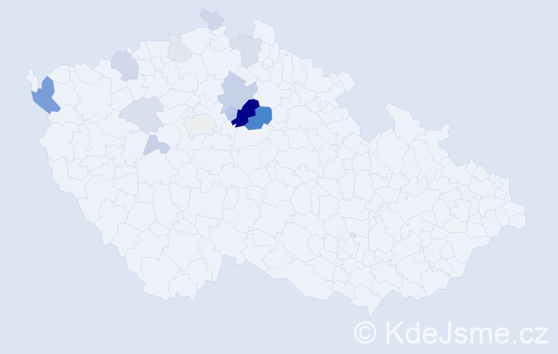 Příjmení: 'Grospič', počet výskytů 41 v celé ČR