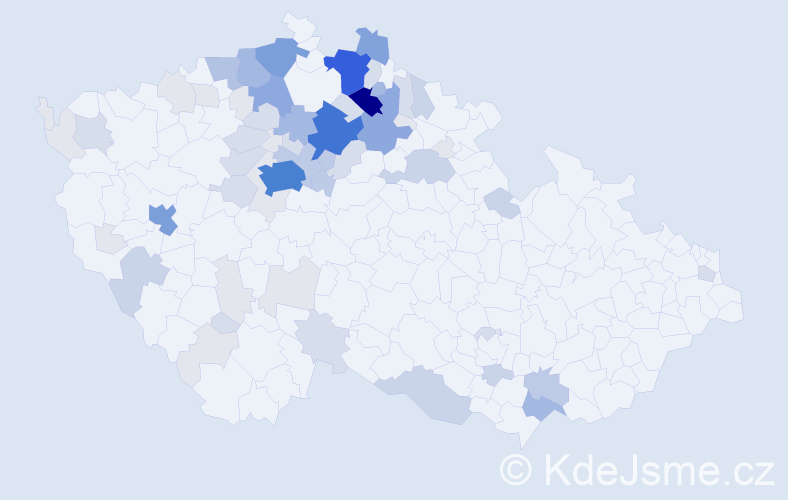 Příjmení: 'Votrubec', počet výskytů 261 v celé ČR