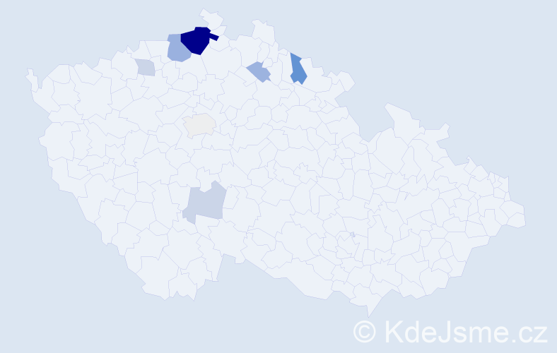 Příjmení: 'Sinko', počet výskytů 22 v celé ČR
