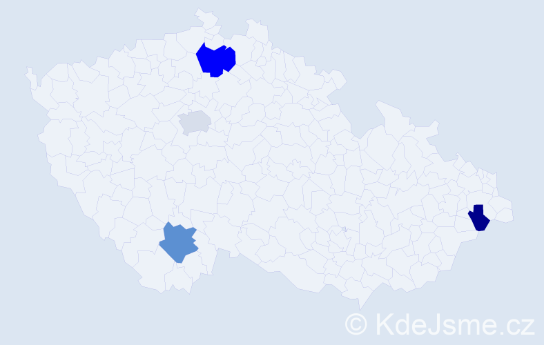 Příjmení: 'Kunášová', počet výskytů 14 v celé ČR