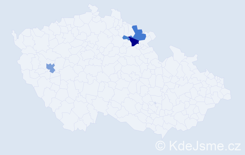 Příjmení: 'Langfelner', počet výskytů 15 v celé ČR
