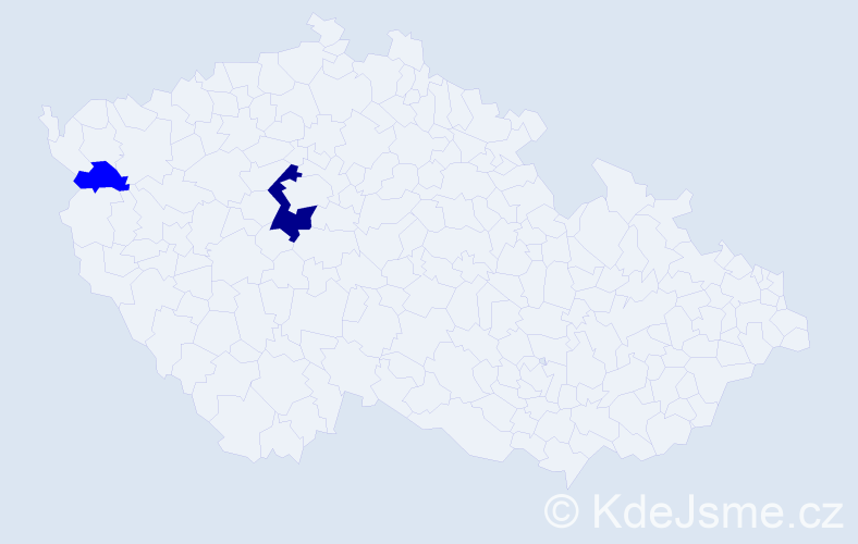 Příjmení: 'Bashkin', počet výskytů 3 v celé ČR