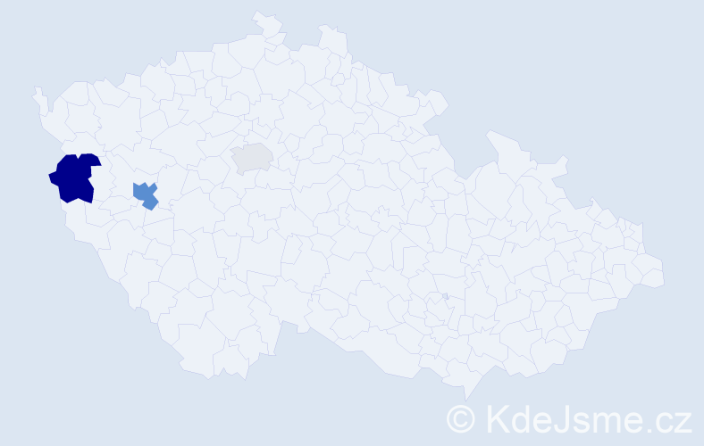Příjmení: 'Tlsták', počet výskytů 6 v celé ČR
