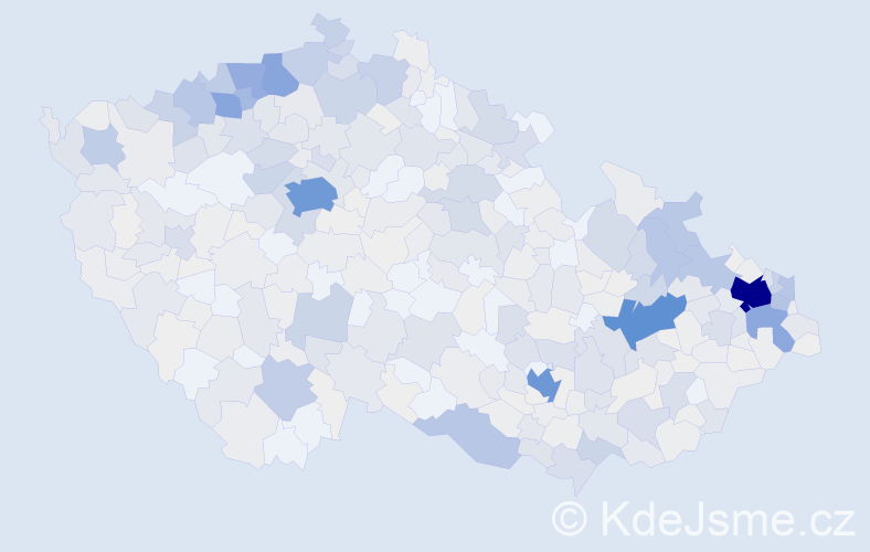 Příjmení: 'Baláž', počet výskytů 2298 v celé ČR