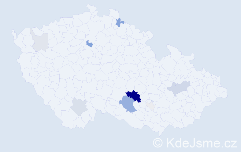 Příjmení: 'Remer', počet výskytů 31 v celé ČR