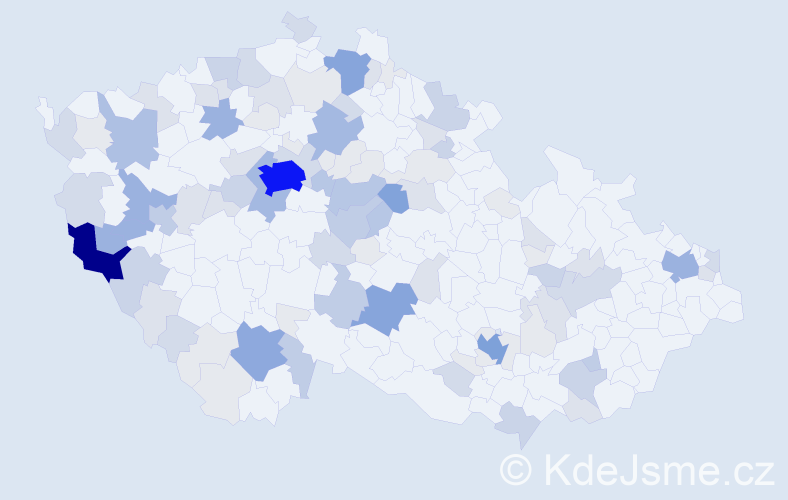 Příjmení: 'Forst', počet výskytů 381 v celé ČR