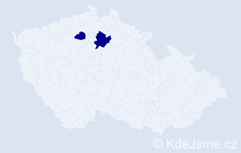 Příjmení: 'Zavadchykova', počet výskytů 2 v celé ČR