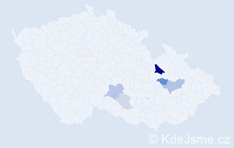 Příjmení: 'Focherová', počet výskytů 16 v celé ČR