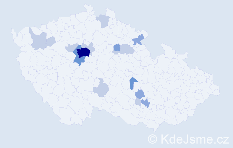 Příjmení: 'Laifr', počet výskytů 36 v celé ČR