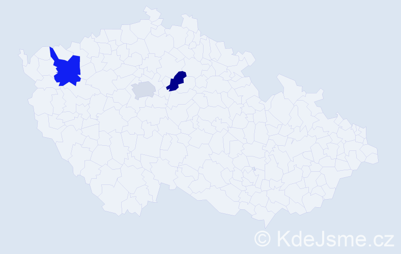 Příjmení: 'Sapronova', počet výskytů 7 v celé ČR