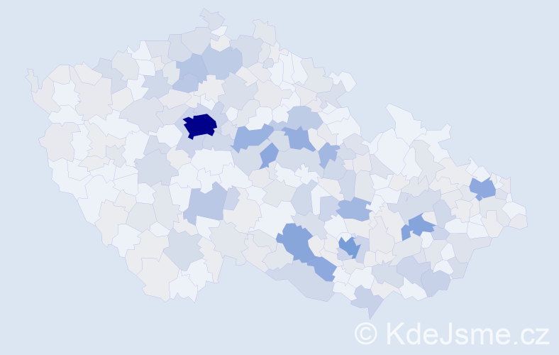 Příjmení: 'Olivová', počet výskytů 792 v celé ČR