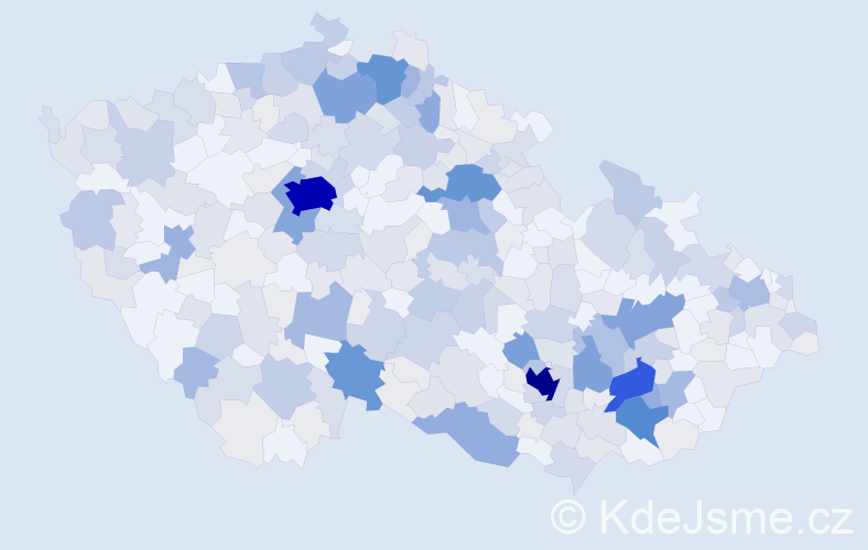Příjmení: 'Medek', počet výskytů 1104 v celé ČR