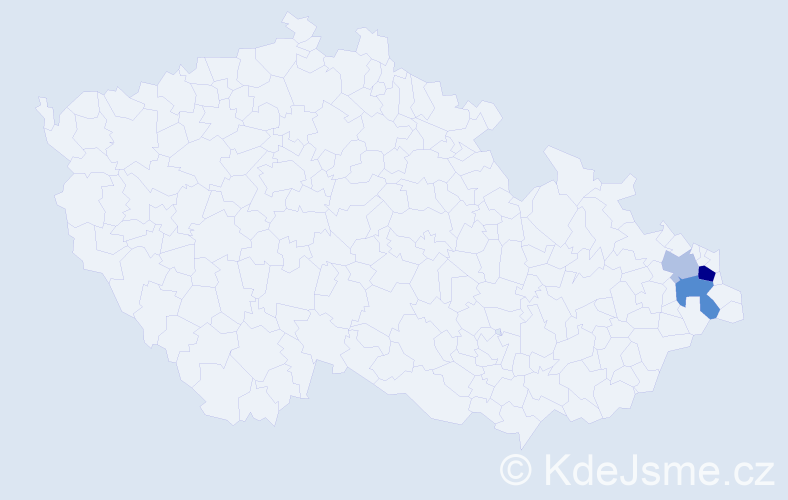 Příjmení: 'Barabasz', počet výskytů 11 v celé ČR