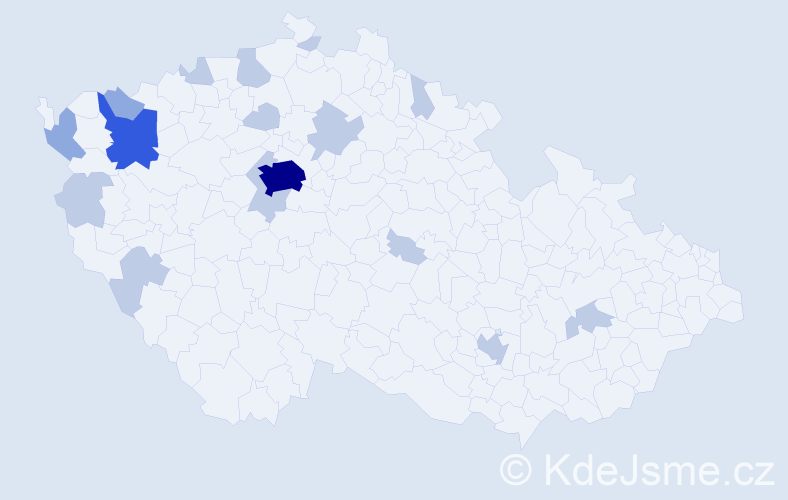 Příjmení: 'Le Anh', počet výskytů 32 v celé ČR