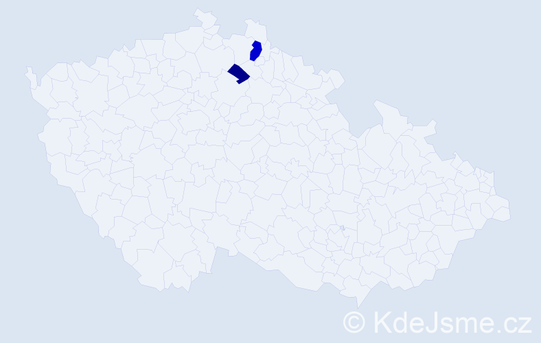 Příjmení: 'Nieweltová', počet výskytů 4 v celé ČR
