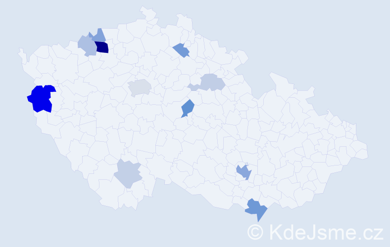 Příjmení: 'Grünfeldová', počet výskytů 26 v celé ČR