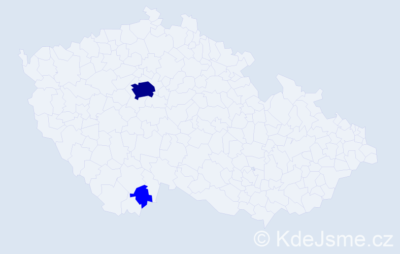 Příjmení: 'Mykisková', počet výskytů 3 v celé ČR
