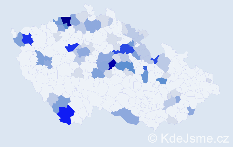 Příjmení: 'Rakašová', počet výskytů 253 v celé ČR