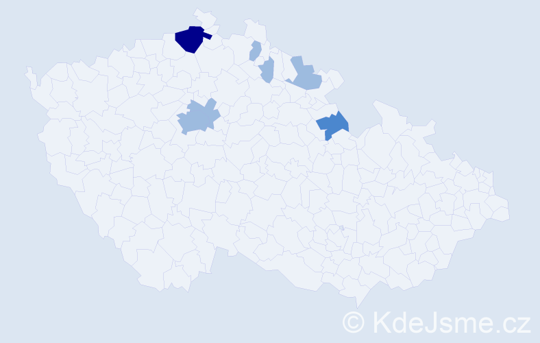 Příjmení: 'Kolorenč', počet výskytů 11 v celé ČR