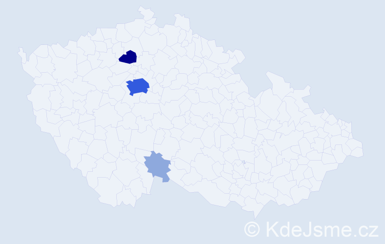 Příjmení: 'Soboláková', počet výskytů 9 v celé ČR