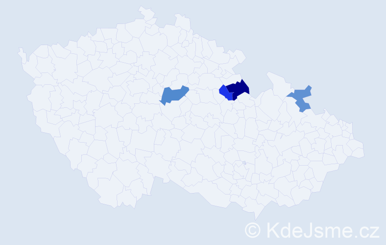 Příjmení: 'Kotanidisová', počet výskytů 6 v celé ČR