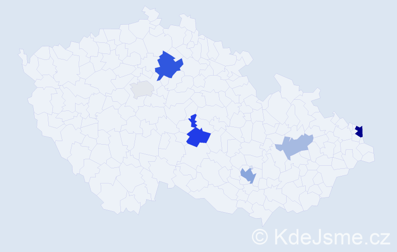 Příjmení: 'Sarkisjan', počet výskytů 14 v celé ČR