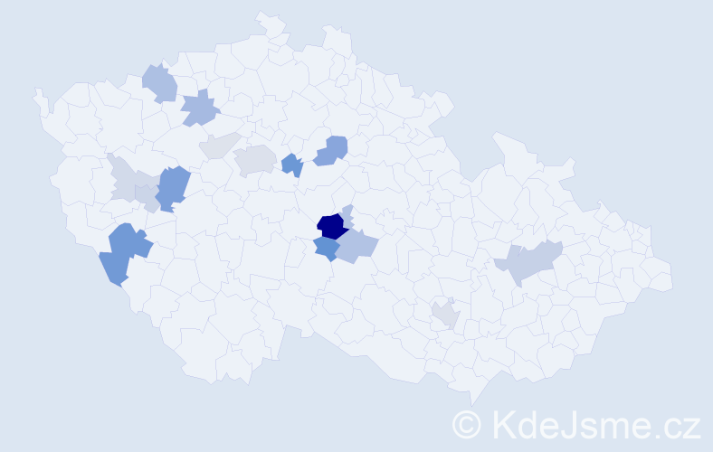 Příjmení: 'Weingärtner', počet výskytů 48 v celé ČR