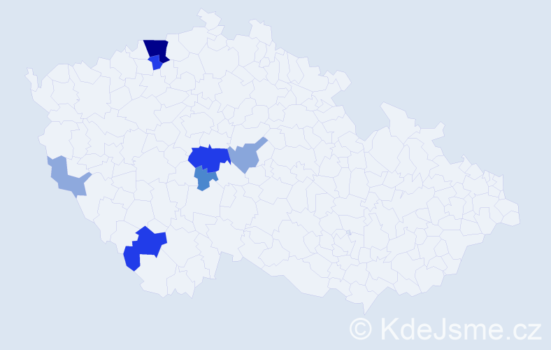 Příjmení: 'Murgač', počet výskytů 34 v celé ČR