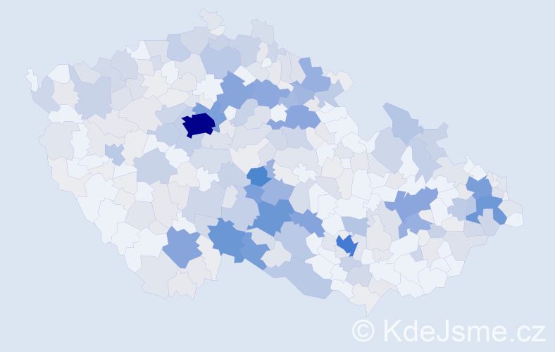 Příjmení: 'Janák', počet výskytů 1199 v celé ČR