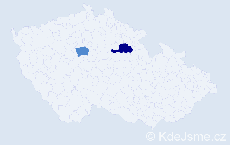 Příjmení: 'Yukhney', počet výskytů 4 v celé ČR