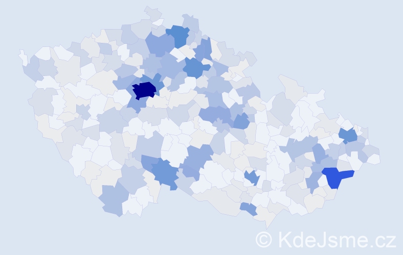 Příjmení: 'Holcová', počet výskytů 1136 v celé ČR