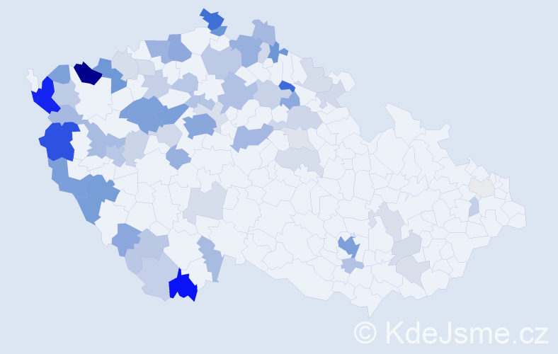 Příjmení: '"Nguyen Huu"', počet výskytů 179 v celé ČR