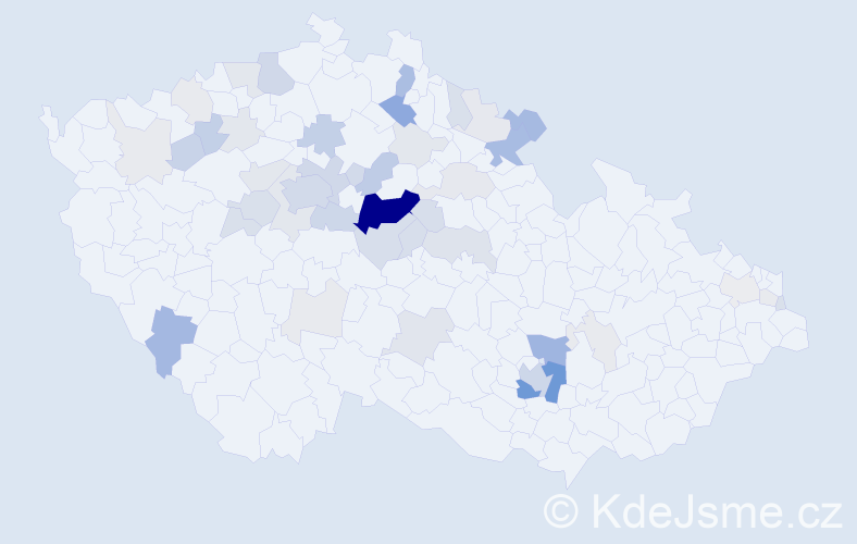 Příjmení: 'Drahovzal', počet výskytů 199 v celé ČR