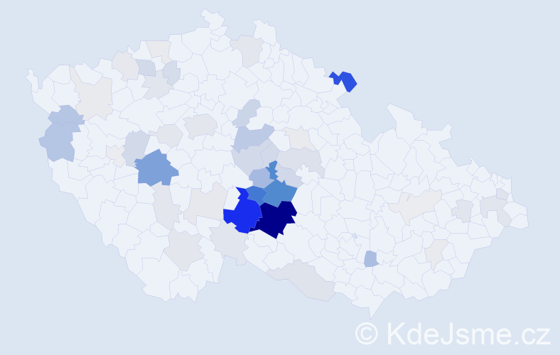 Příjmení: 'Zápotočná', počet výskytů 180 v celé ČR