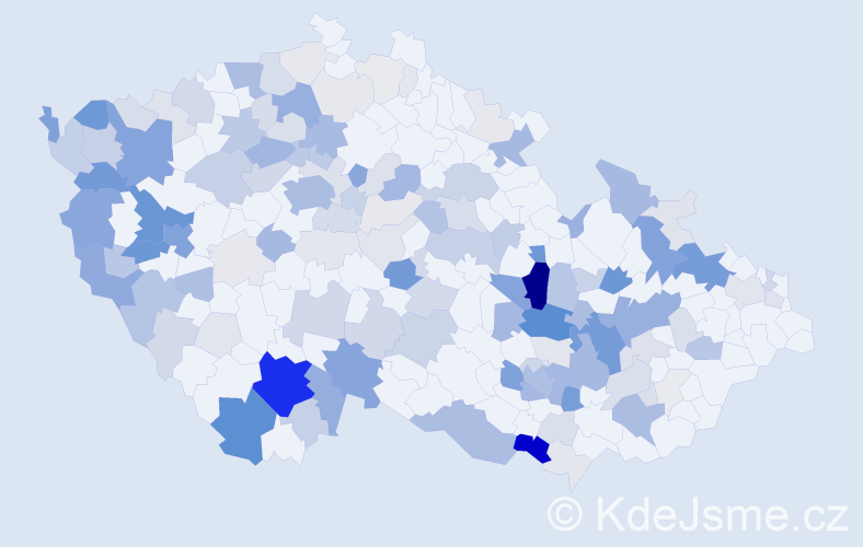 Příjmení: 'Schuster', počet výskytů 516 v celé ČR