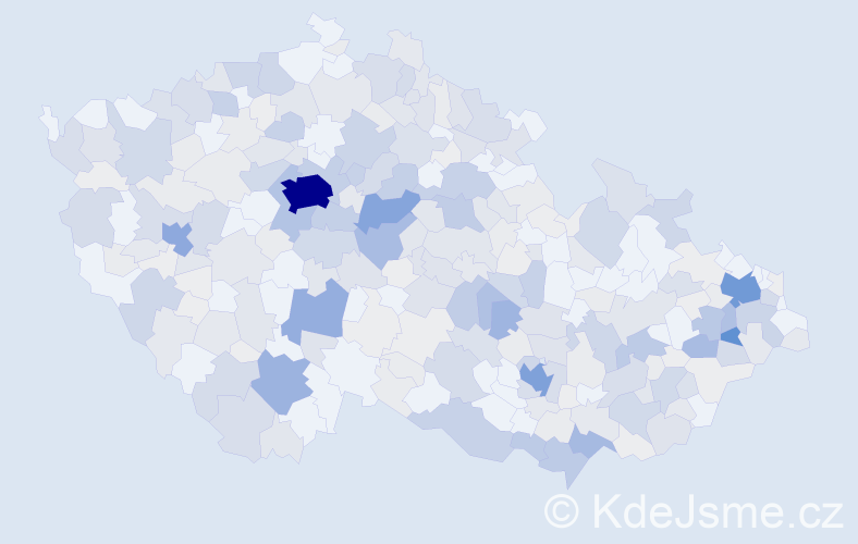 Příjmení: 'Dobiášová', počet výskytů 1289 v celé ČR