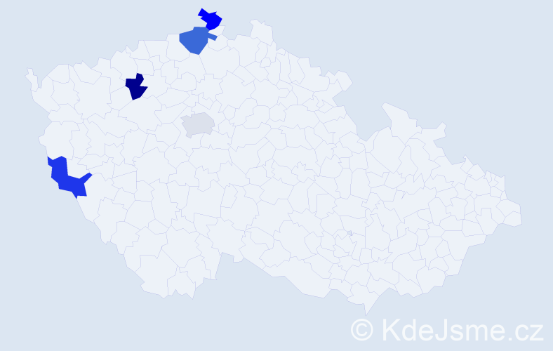 Příjmení: 'Pojtinger', počet výskytů 11 v celé ČR