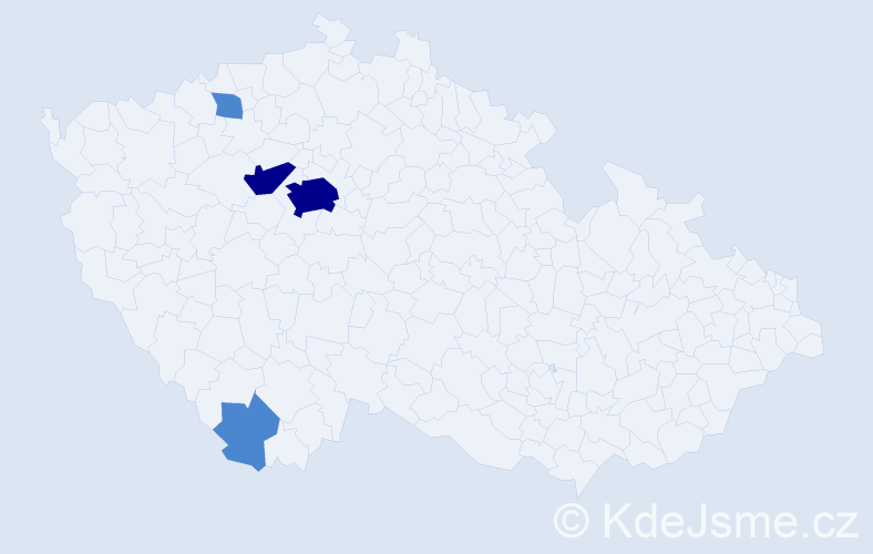 Příjmení: 'Mesko', počet výskytů 8 v celé ČR