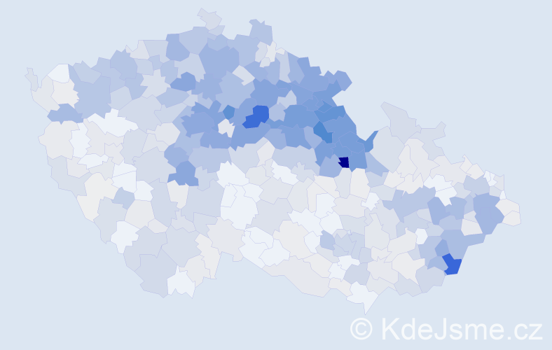 Příjmení: 'Řeháková', počet výskytů 3224 v celé ČR