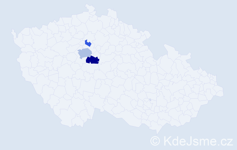 Příjmení: 'Neuhäuslová', počet výskytů 9 v celé ČR