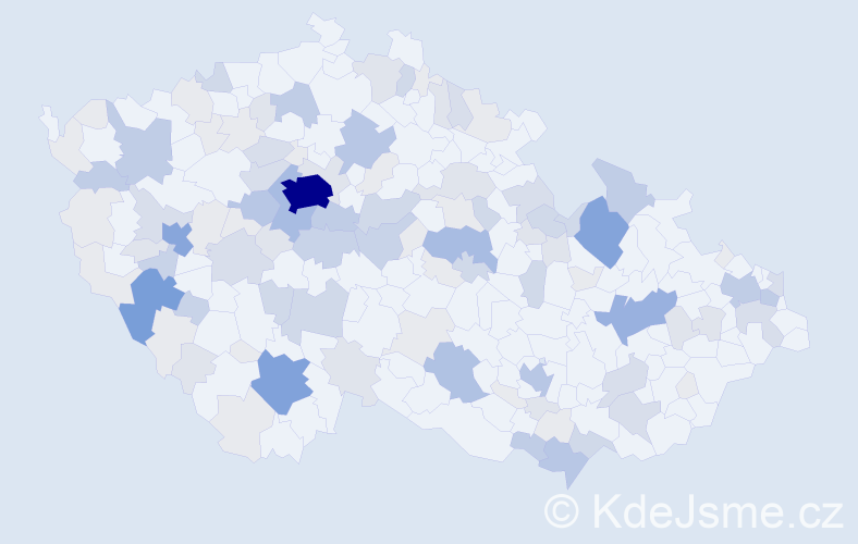 Příjmení: 'Mikulášová', počet výskytů 385 v celé ČR