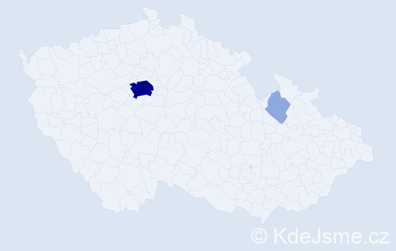 Příjmení: 'Severská', počet výskytů 7 v celé ČR