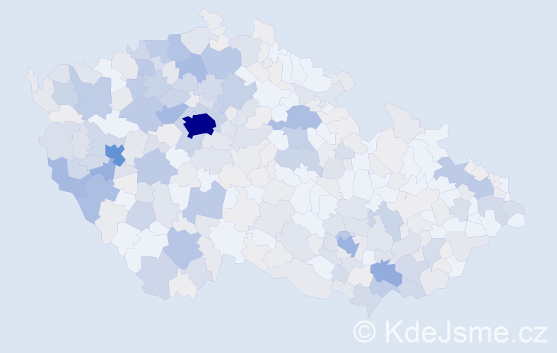 Příjmení: 'Cibulka', počet výskytů 1335 v celé ČR