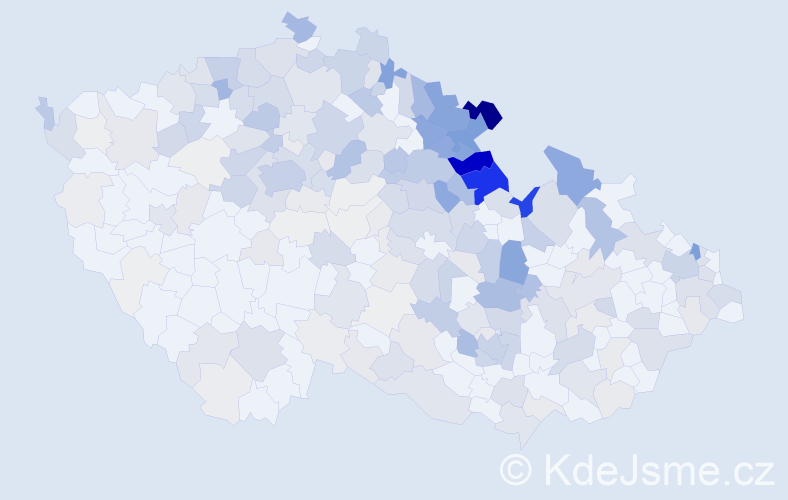Příjmení: 'Pohlová', počet výskytů 1023 v celé ČR