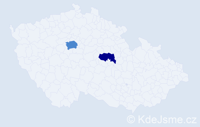 Příjmení: 'Fernandézová', počet výskytů 4 v celé ČR