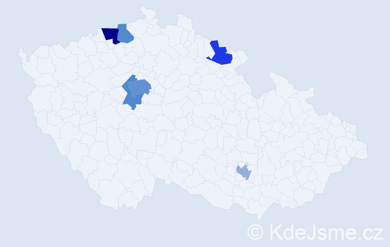 Příjmení: 'Savić', počet výskytů 12 v celé ČR