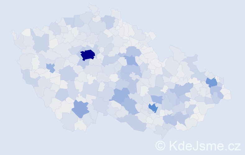 Příjmení: 'Němcová', počet výskytů 11529 v celé ČR