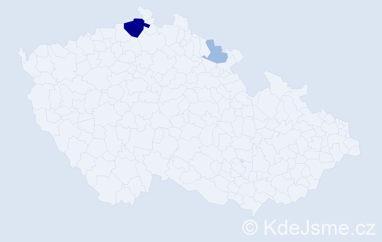 Příjmení: 'Drobúl', počet výskytů 5 v celé ČR