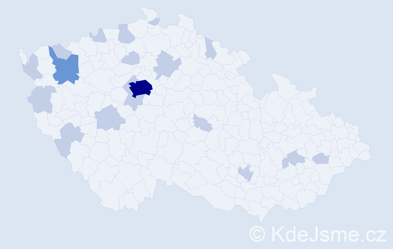Příjmení: 'Le Anh', počet výskytů 31 v celé ČR