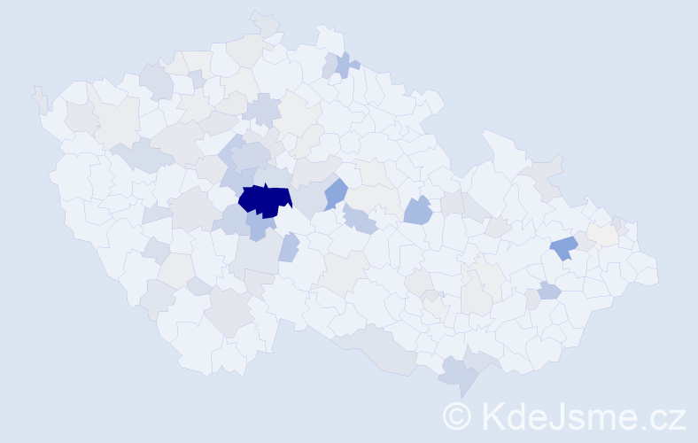 Příjmení: 'Stibůrková', počet výskytů 352 v celé ČR